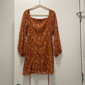 One Clothing Los Angeles long sleeve mini dress (L)